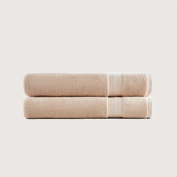 Ultrasoft-Badetücher aus ägyptischer Baumwolle 2 Stück (140 × 71 cm)