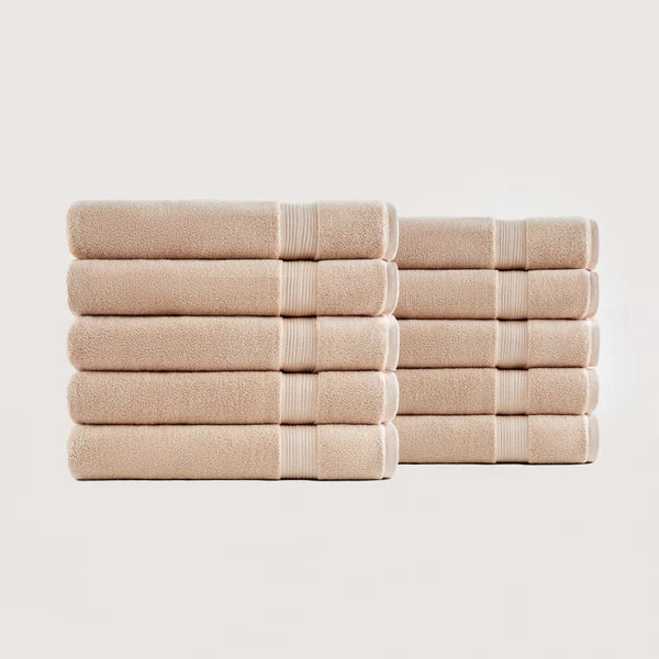 Ultrasofte Badetücher aus ägyptischer Baumwolle 10er-Set (140×71 cm)